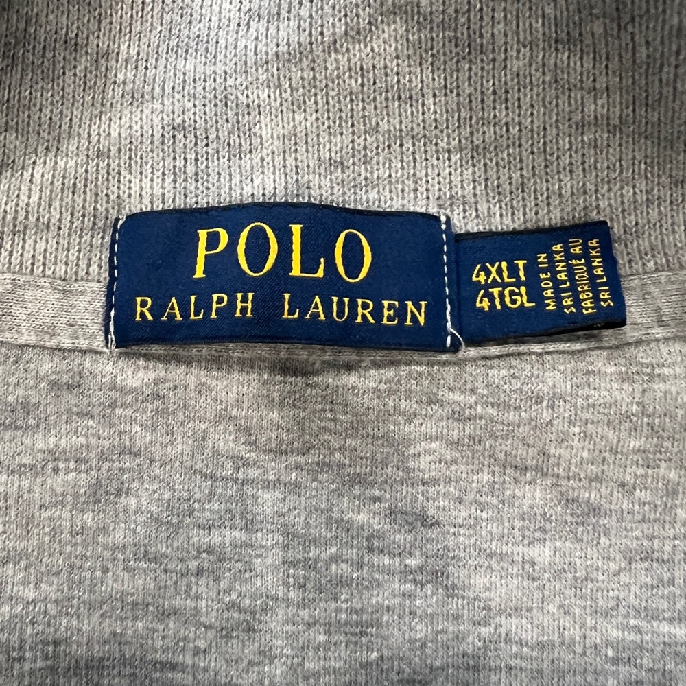 Polo Ralph Lauren Gray Zip Up Sweater - Picture 4 of 5